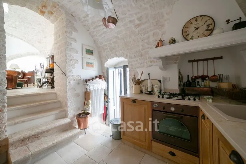 Kitchen - Historic Palazzo with Panoramic View in Cisternino