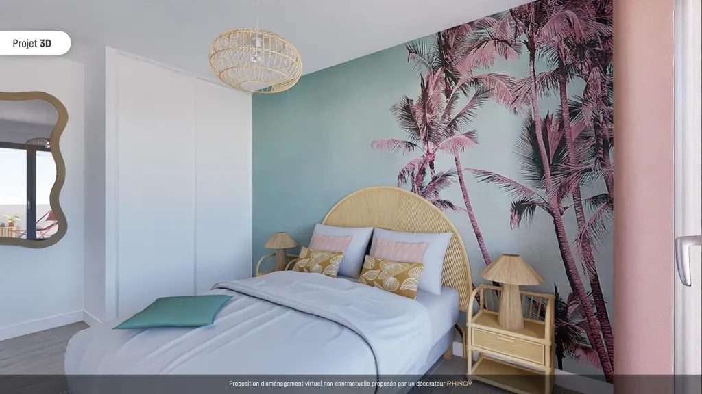 Chambres - Appartement Neuf avec Terrasse à La Palmyre