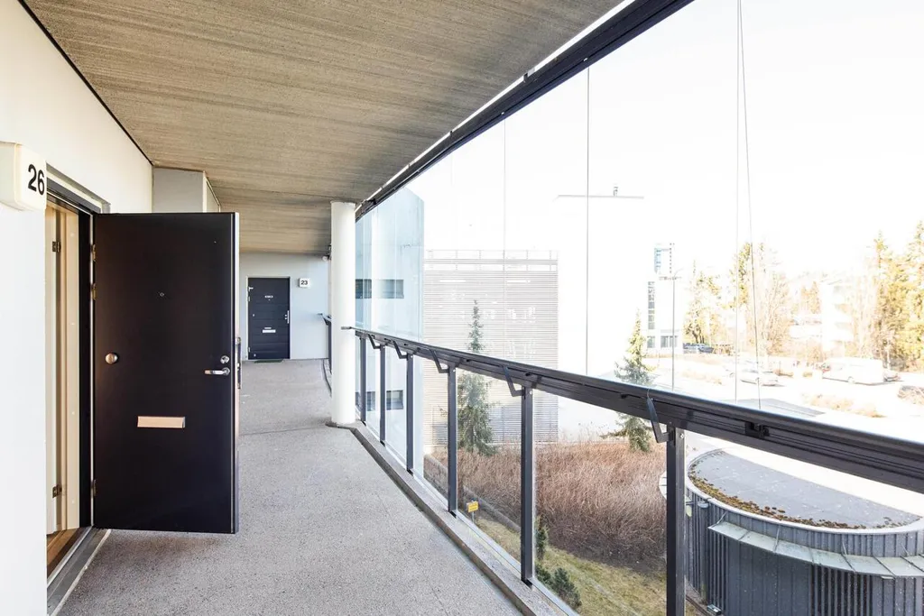 Balcony - Apartment with Balcony in Korso, Vantaa