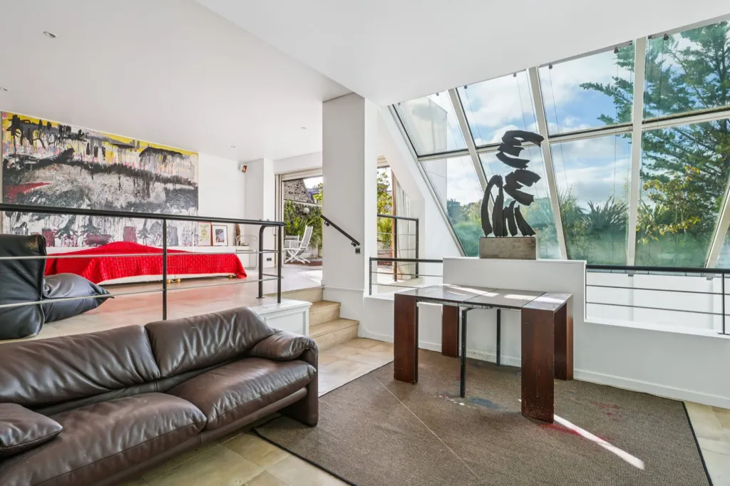Séjour - Appartement Duplex avec Terrasses à Neuilly-sur-Seine