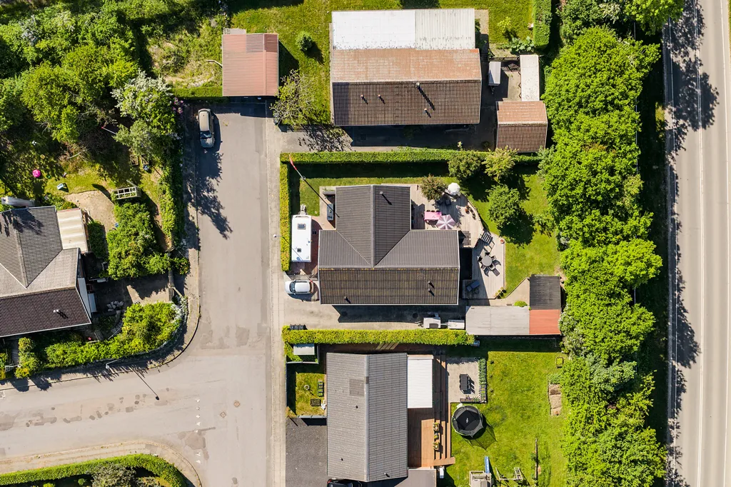 Vista aerea - Villa with Terraces in Haslev
