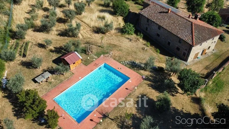 Vue aérienne - Rustic Tuscan Farmhouse with Pool in Reggello