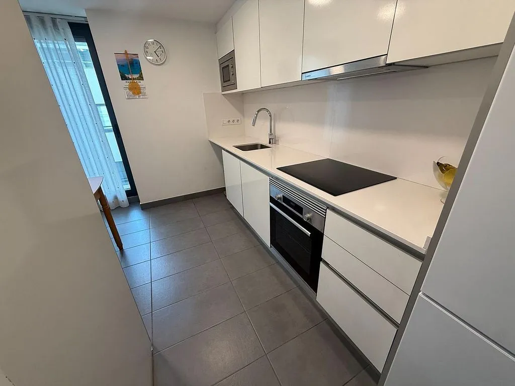 Cuisine - Modern Flat with Balcony in La Gavarra