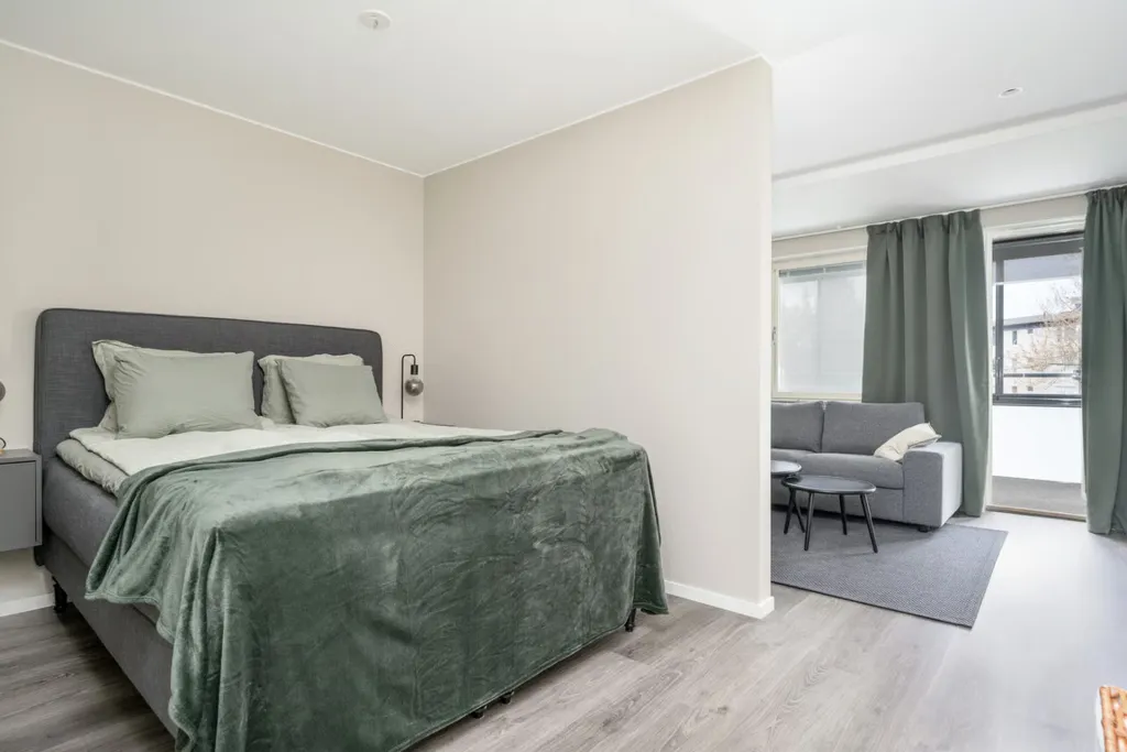 Chambres - Modernised Flat with Glass Balcony in Sundsvall