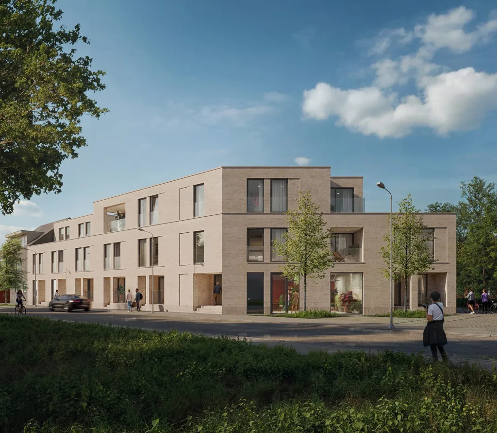 Nouvelle Construction Moderne avec Commerces à Oostakker