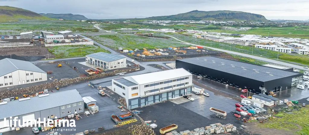Vista aerea - Warehouse with Loft in Mosfellsbær