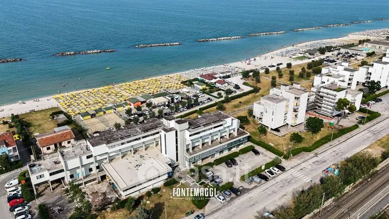 Aerial - Seafront Apartment with Balcony in Fano