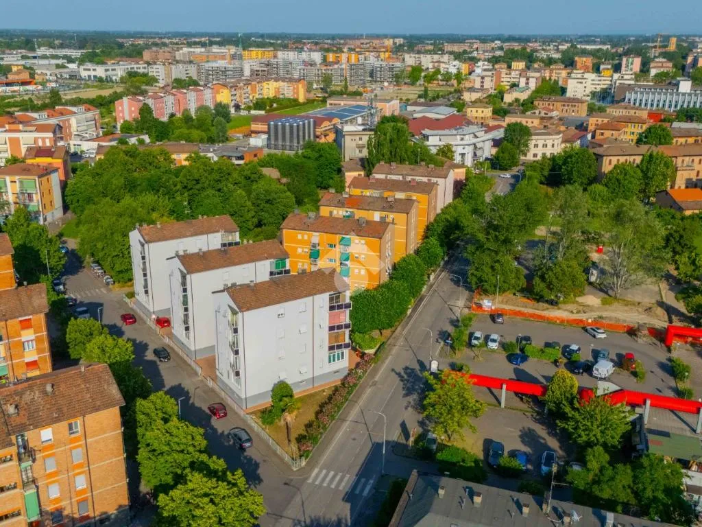 Vue aérienne - Modernised 3-Room Apartment in Sacca, Modena