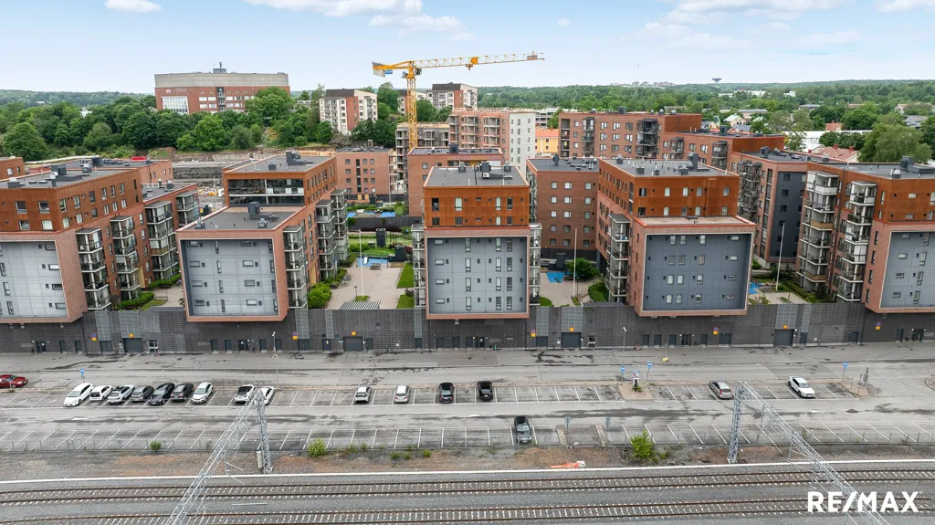 Aerial - Modern Studio with French Balcony in Logomo Area