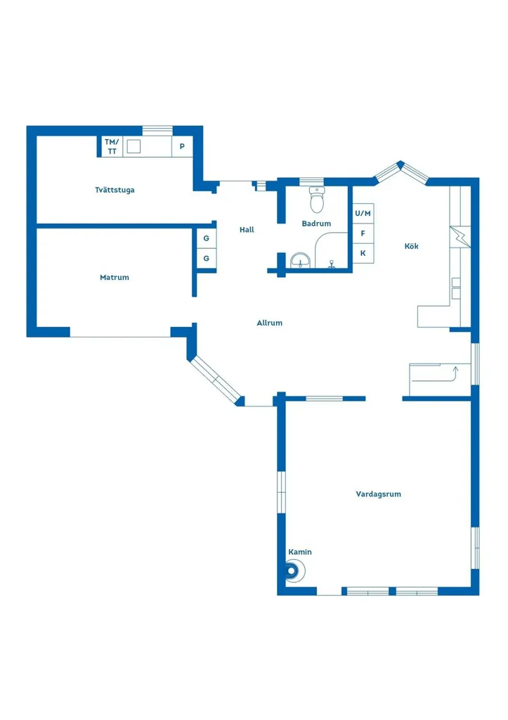 Plan - Villa with Lake View in Falun