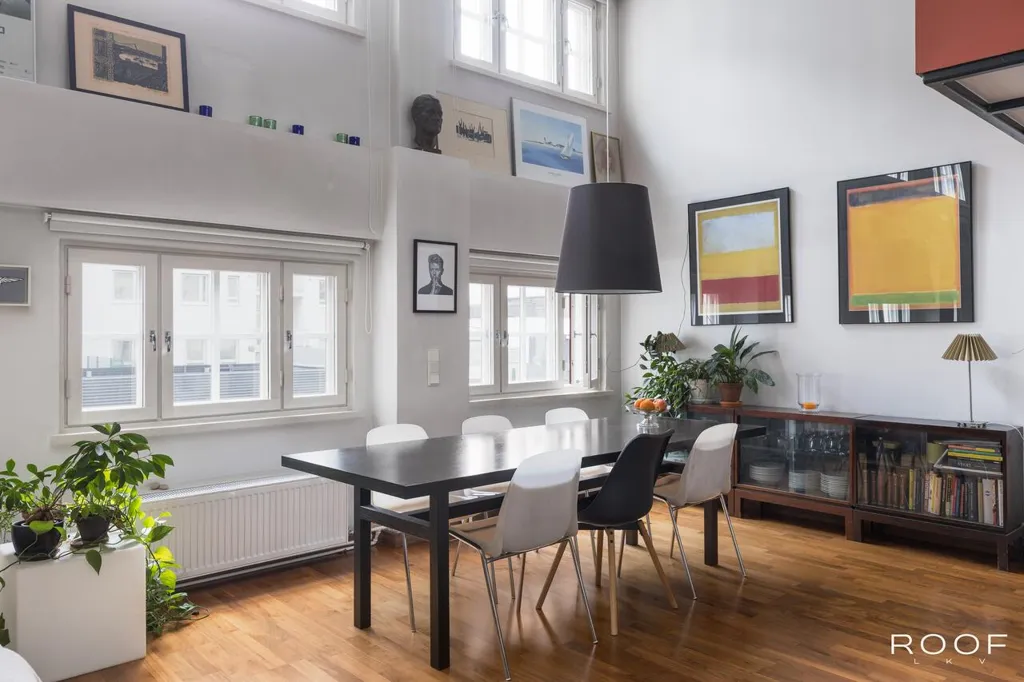 Söögituba - Architect-Designed Loft with Sauna in Töölö