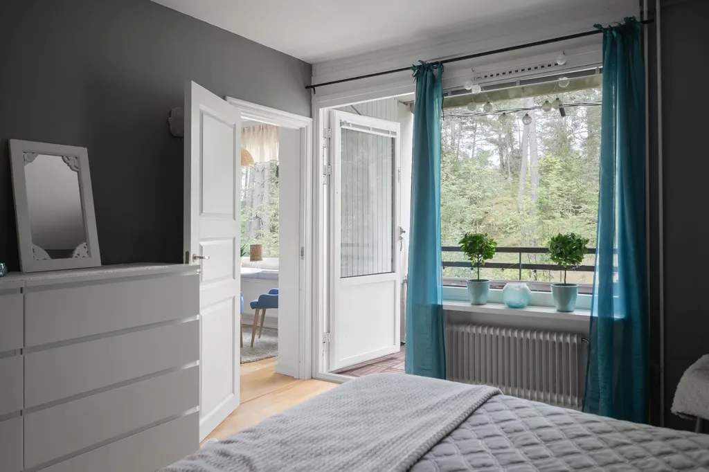 Camere da letto - Apartment with Forest View in Västerhaninge