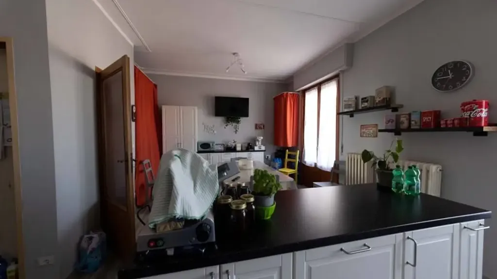 Cuisine - Panoramic Apartment with Balcony in Gambassi Terme