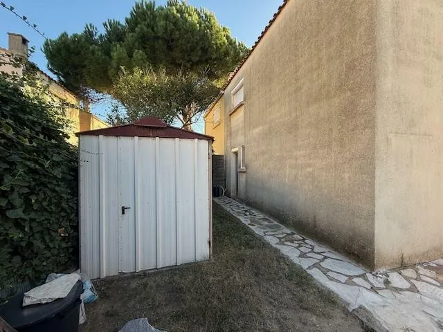 Jardin - Maison T3 + Bureau à 300 m des Plages à Valras-Plage