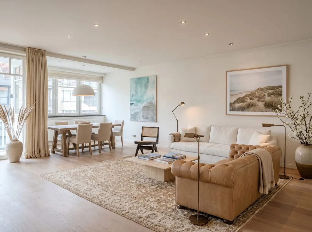 Séjour - Appartement avec Terrasses et Garage sur Avenue Paul Parmentier