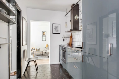 Kitchen - Stylish Two-Bedroom with Garden Balcony in Brf Pukan
