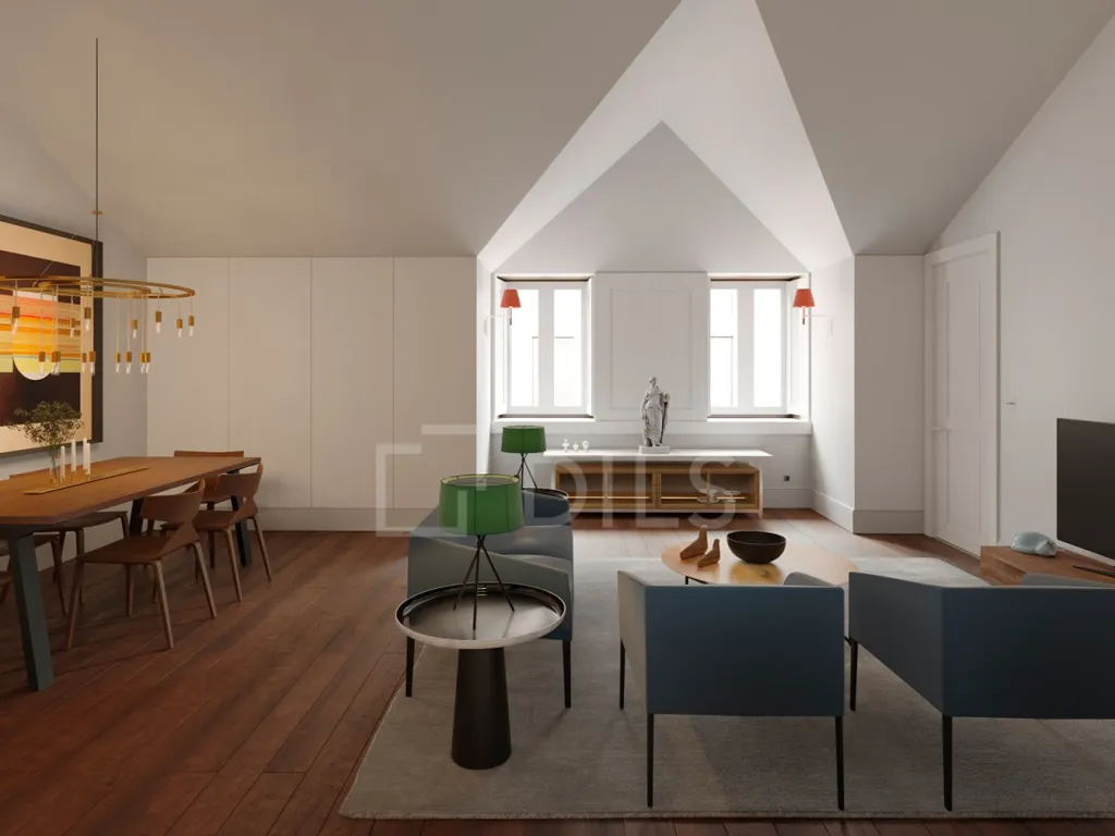 Sala da pranzo - T1 Apartment with Terrace in Belém