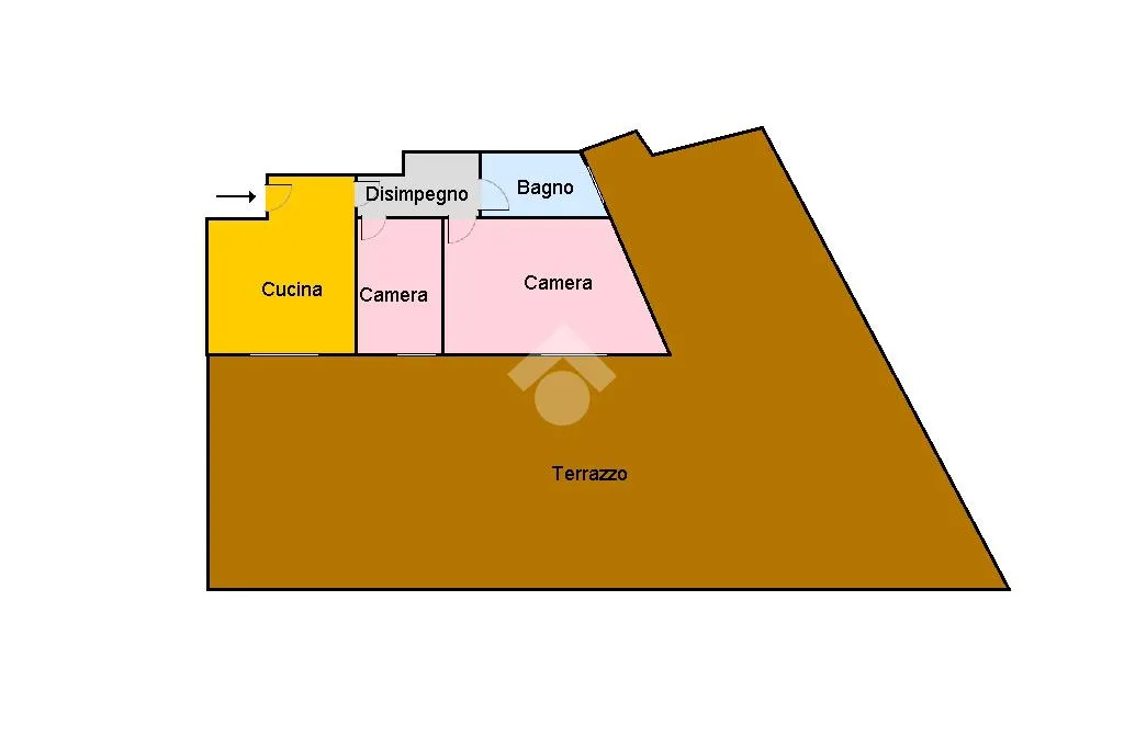 Plaan - Apartment with Terrace in Avellino