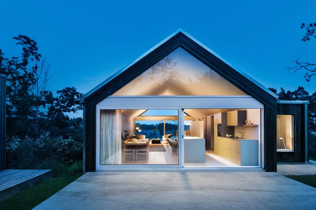 Exterior - Minimalist Villa with Sea View in Sweden