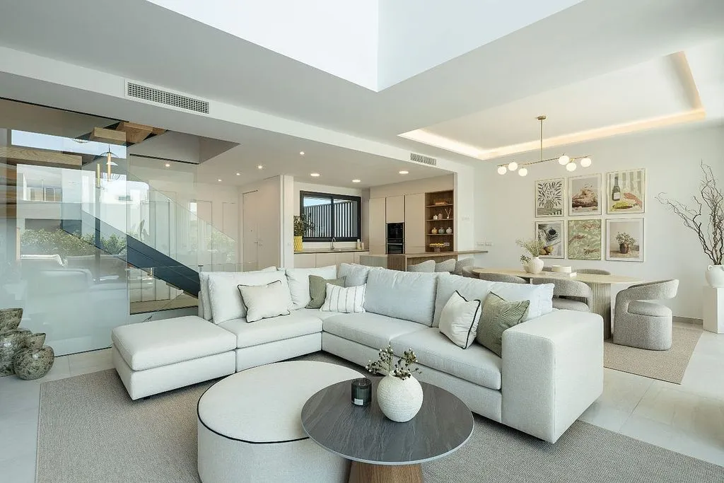 Living Room - Penthouse with Pool in Marbella