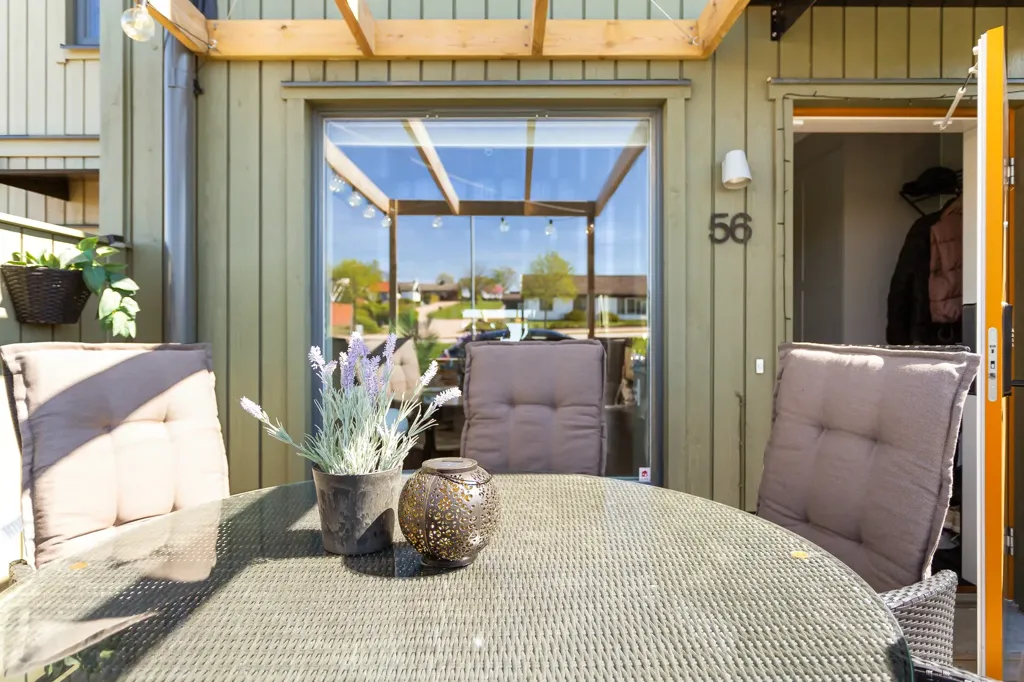 Terrasse - Modern Flat with Balcony in Båstad
