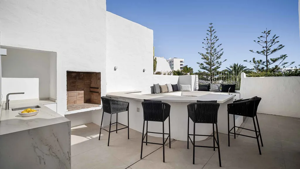 Terrace - Duplex Penthouse with Sea View in Marbella
