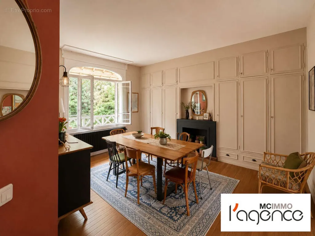Dining Room - Character House with Garden in Sainte-Adresse