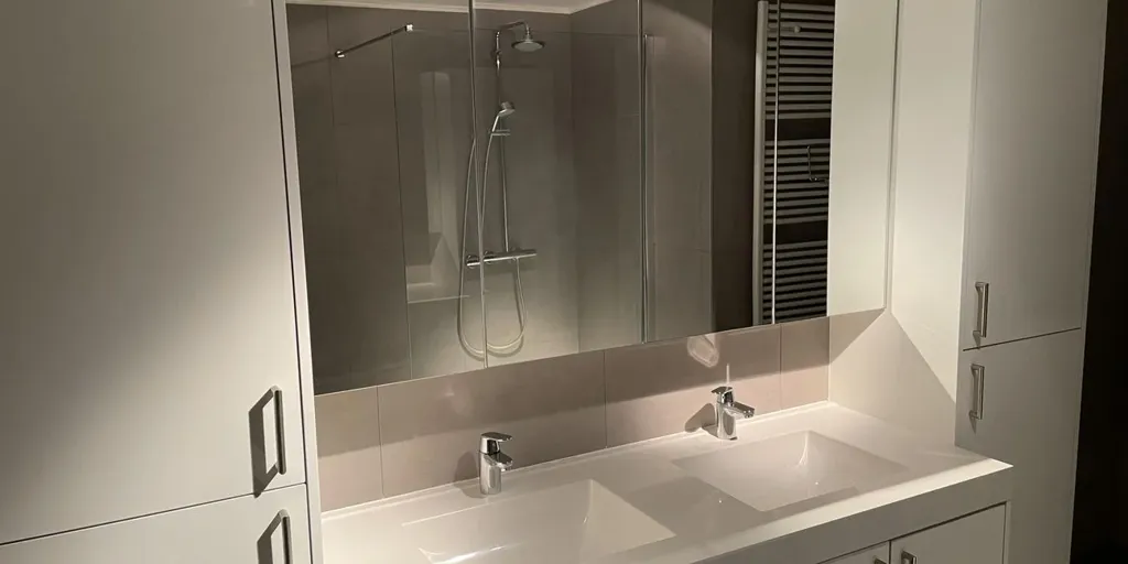 Salles de bain - Appartement avec Jardin et Terrasse à Retie