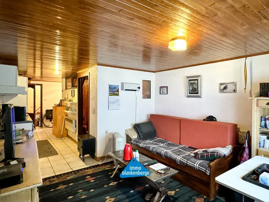 Living Room - Apartment with Open Plan Kitchen in Blankenberge