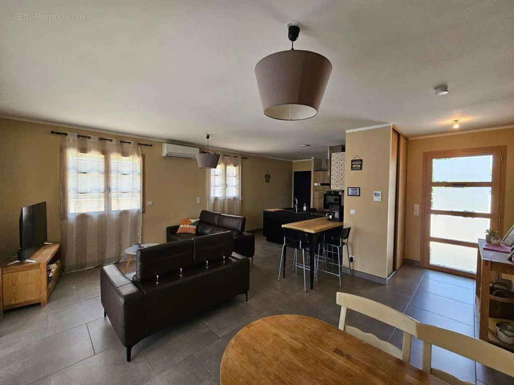 Dining Room - Ready-to-Move Villa with Pool in St-Paul-le-Jeune