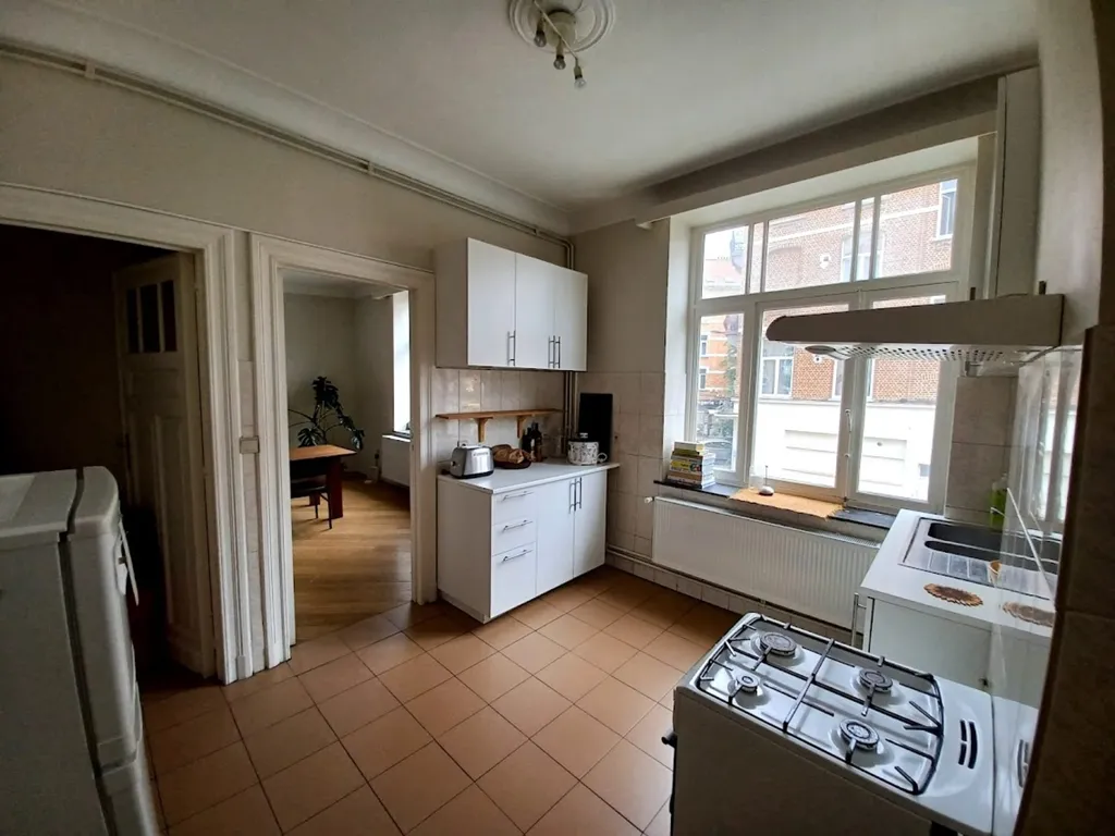 Köök - Apartment with View in Schaerbeek