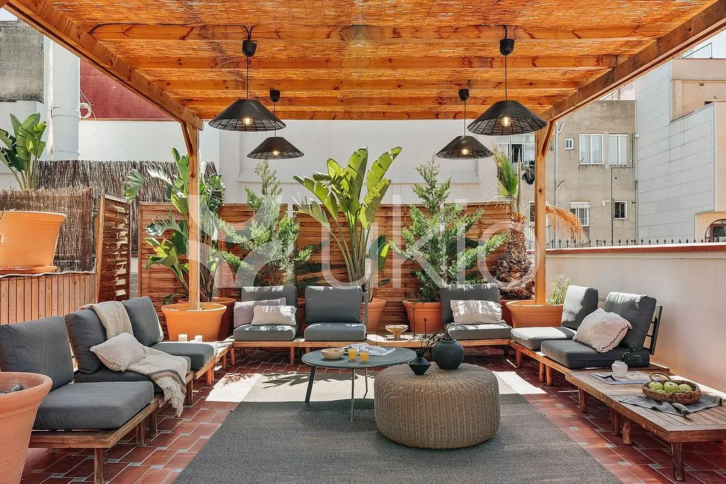 Terrasse - Apartment with Pool in Vila de Gràcia