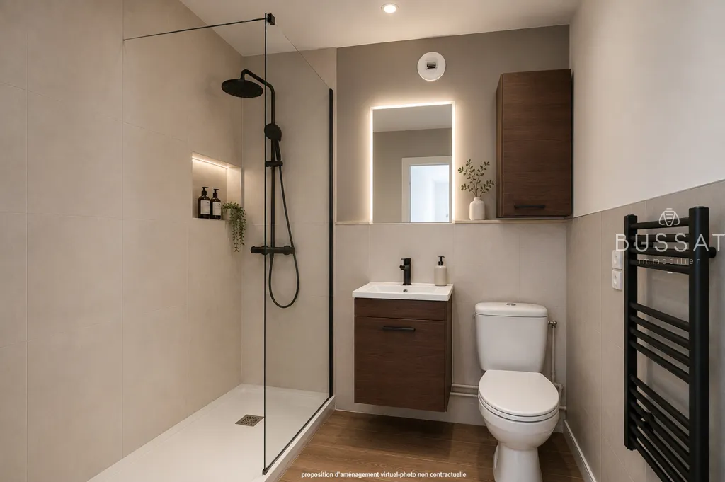 Bagni - 2-Bedroom Apartment with Private Parking in Lyon 7ème