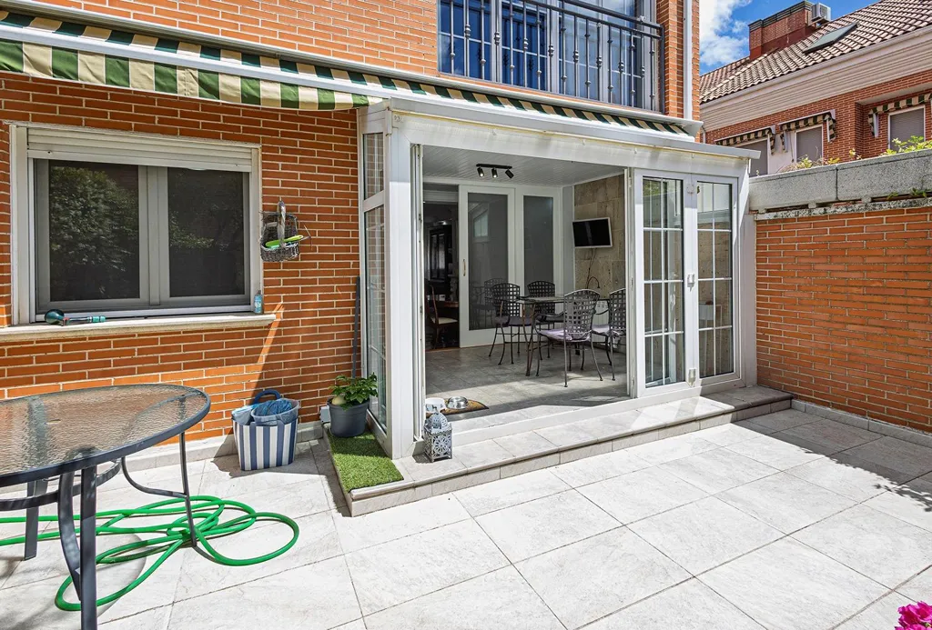 Terrasse - Chalet with Pool in Covaresa, Valladolid