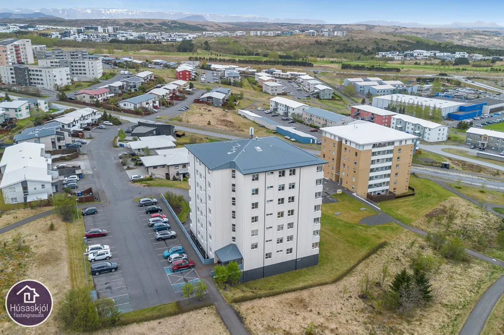 Vue aérienne - Apartment with Panoramic Views in Kopavogur