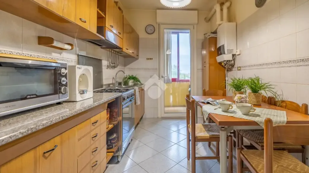 Köök - Rearranged Apartment with Balcony in Cesenatico