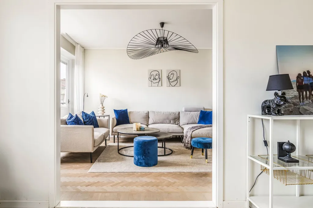 Soggiorno - Modernised Flat with Balcony in Vasastaden