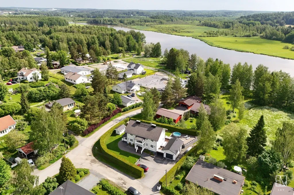 Vue aérienne - Converted Loft with Sauna in Lempäälä