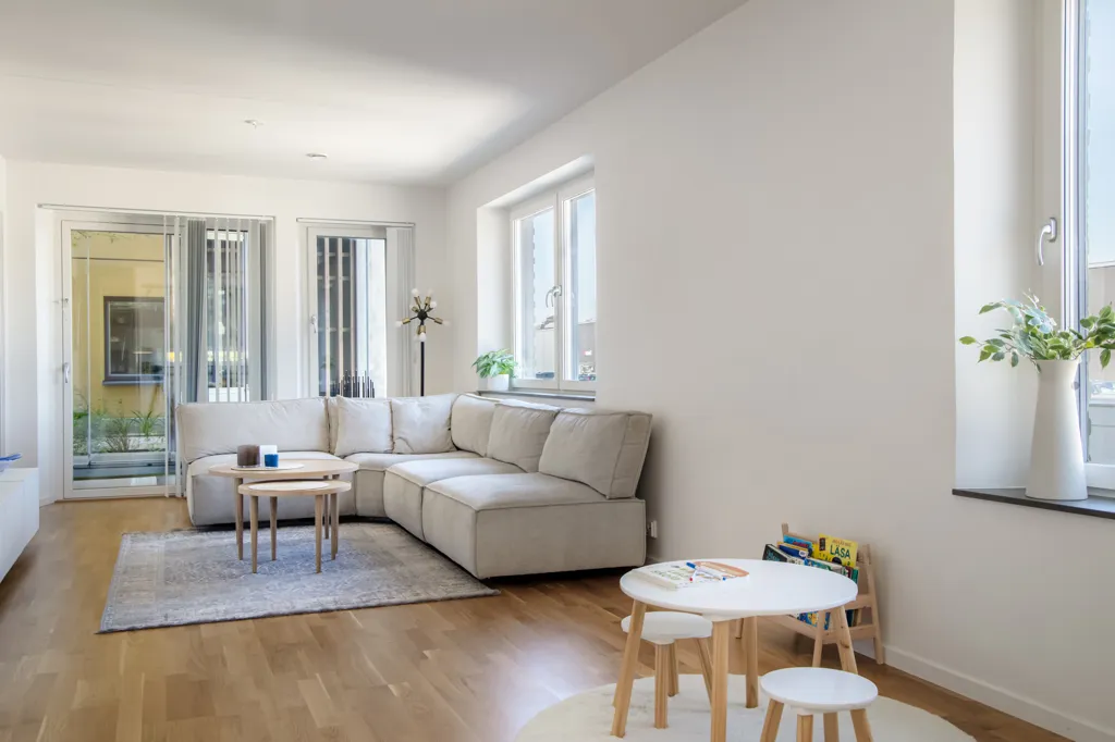 Séjour - Apartment with Balcony in Mölndal Centre