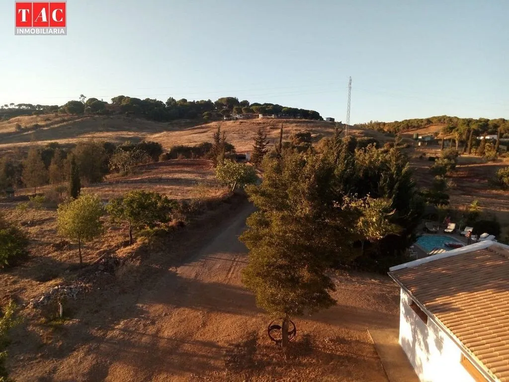 Aerial - Luxury Farmhouse with Pool in Ayamonte