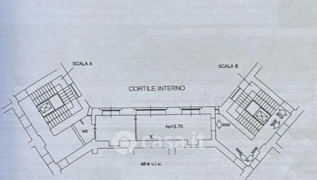 Floor Plan - Fully Furnished Flat in Historic Centre, Naples