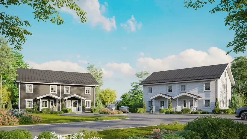Newly Built Duplex with Waterfront View in Västernorrland