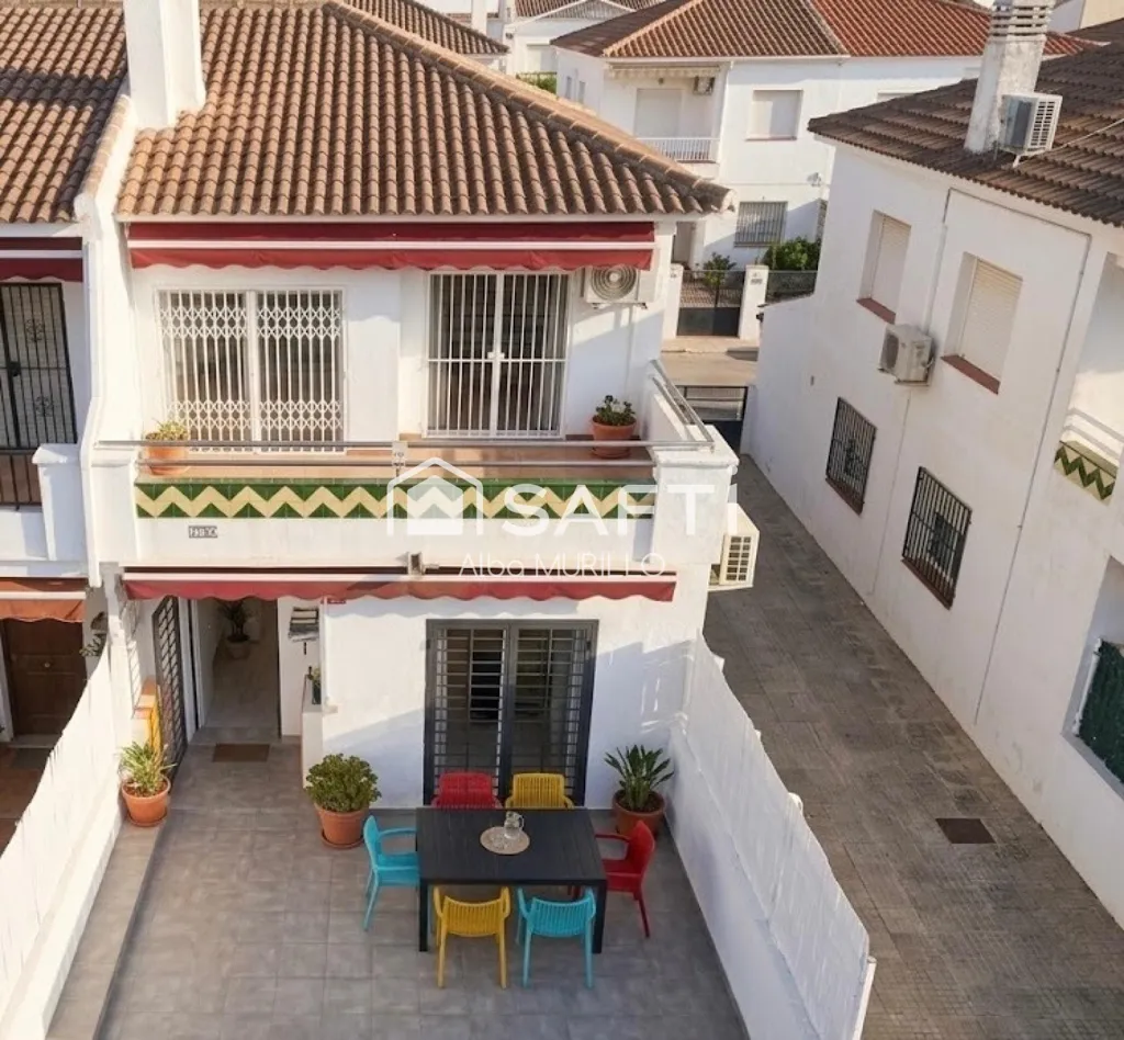 Terrass - Renovated Corner House with Sea View in Cunit