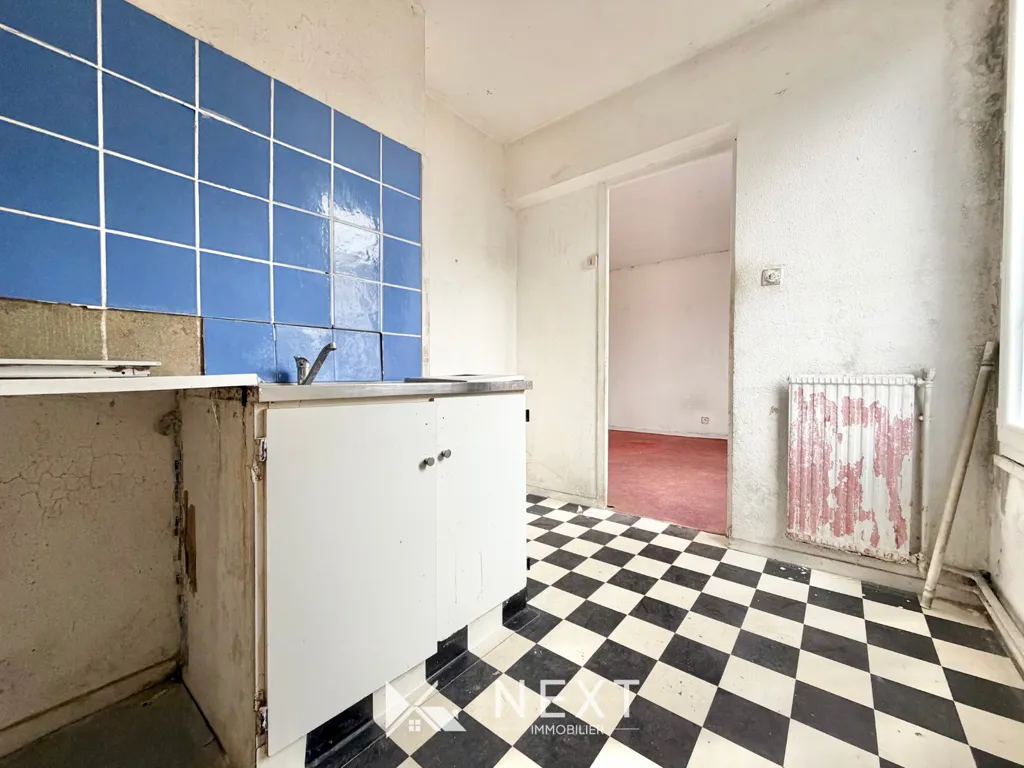 Köök - Studio with Chartreuse View in Grenoble