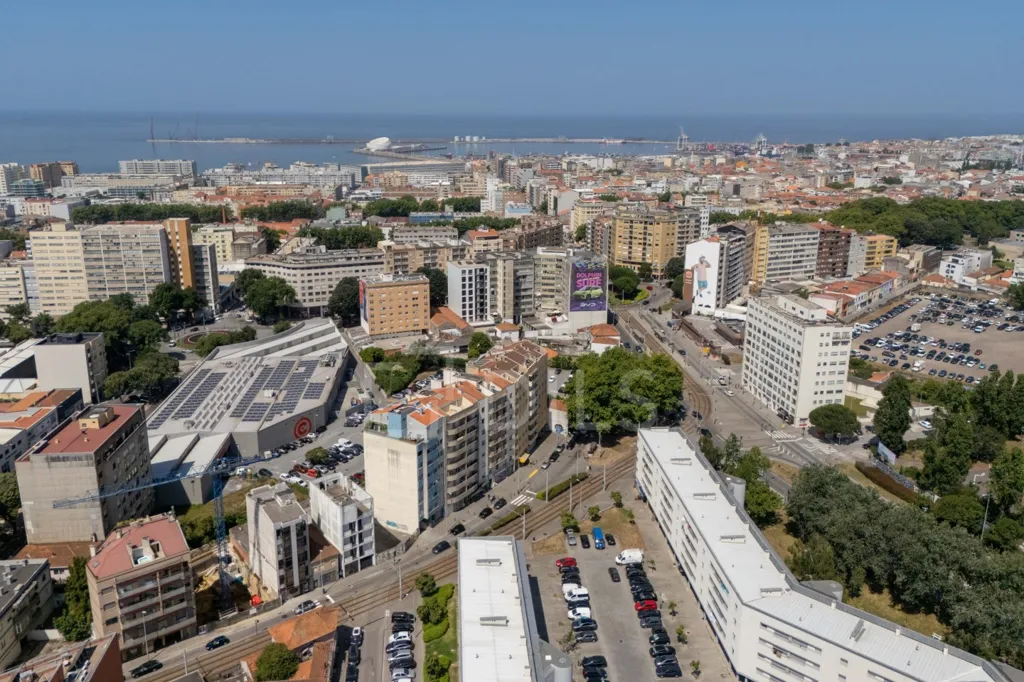 Vista aerea - T2 Apartment with Balcony in Matosinhos Centre