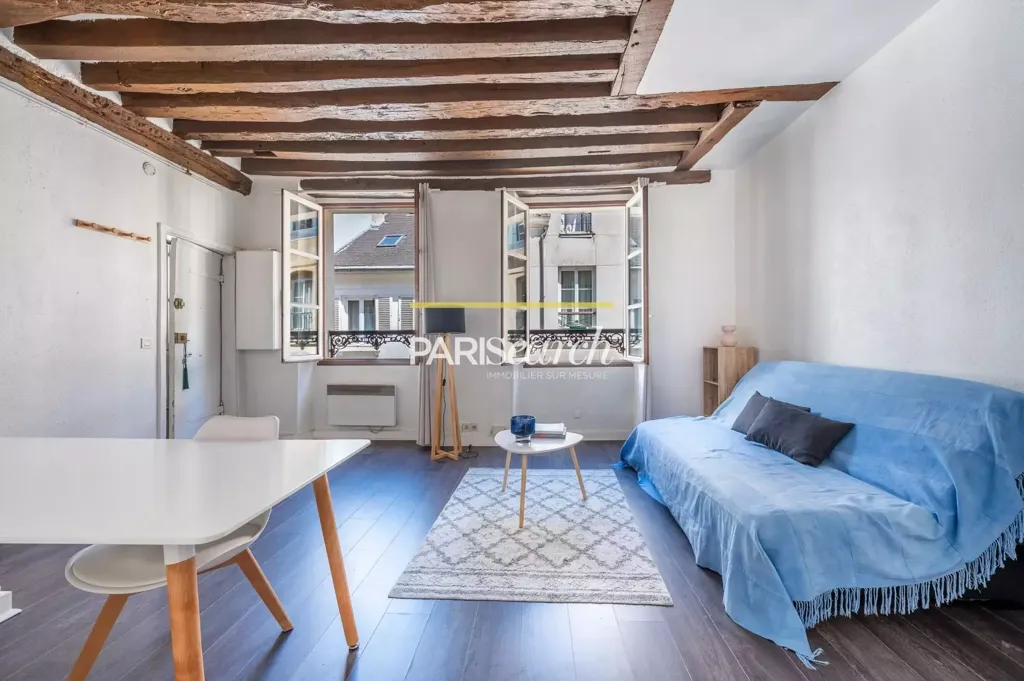 Séjour - Studio Charmant à Saint-Germain-des-Prés, Paris 6