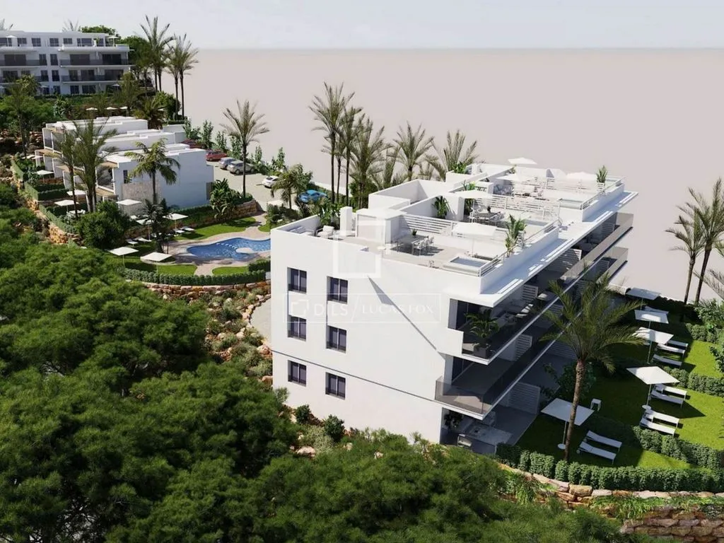Vue aérienne - Penthouse with Solarium in Finestrat