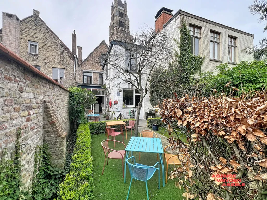 Jardin - Maison avec Trapgevel dans le Centre de Bruges