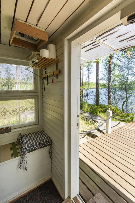 Terrasse - Cottage with Private Lakefront in Iso-Ruokopuoli