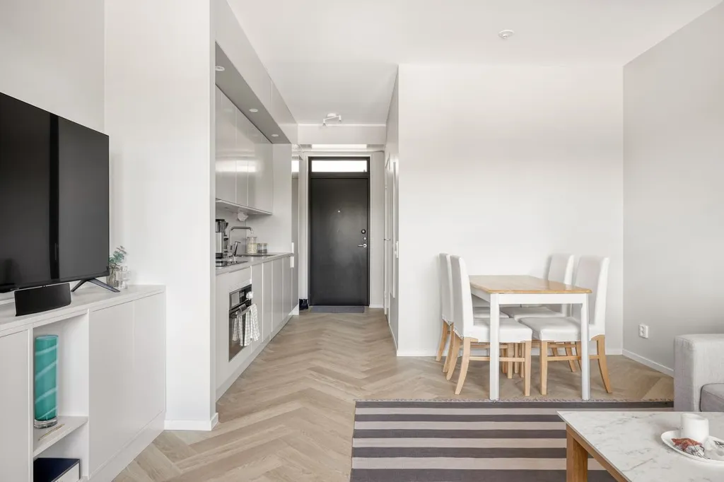 Séjour - Two-Bedroom Flat with Balcony in Central Knivsta